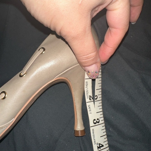 Circa Joan & David Cjavanta Neutral Taupe Pumps Heel Shoes Luxury Collection - Picture 3 of 8
